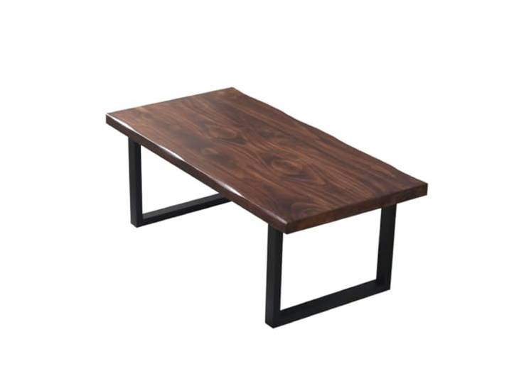 ksjdieunf Couchtisch Couchtisch, Wohnzimmer, Zuhause, minimalistisch, Massivholz, kleine Wohnung, Teezubereitung, beweglicher Wabi-Sabi-Quadrat, moderner Sofatisch Tische for Wohnzimmer(A-120cm)