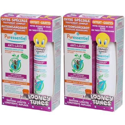 Anti-Läuse Set Warner Bros Lotion+Shampoo 2x 2x1 St Kombipackung