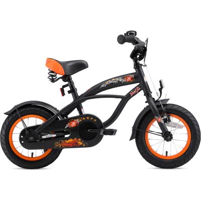 Kinderfahrrad BIKESTAR "Cruiser" Gr. 21, schwarz, Fahrräder, Kinder, 20,8cm, 12 Zoll (30,48cm)