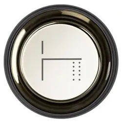 Gessi Venti20 Bedientaste-Abdeckung Wannenauslauf, SP03298845, Farbe: Dark Bronze