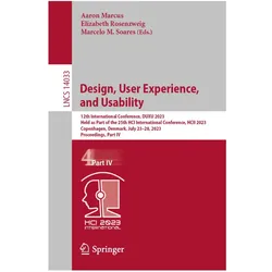 Design, User Experience, and Usability, Fachbücher