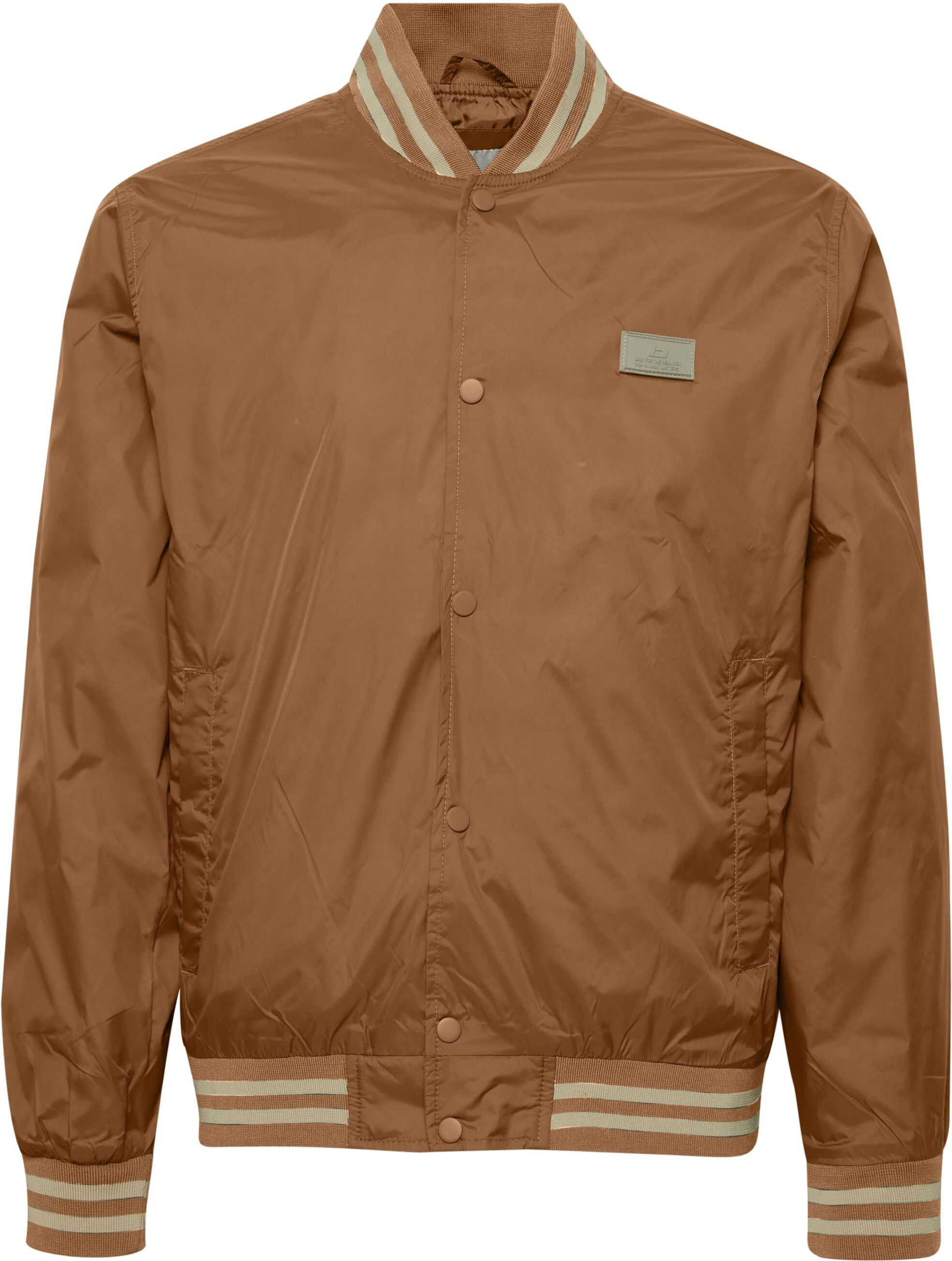 Collegejacke BLEND "Collegejacke BHOuterwear", Herren, Gr. XL, braun (otter), Obermaterial: 100% Nylon NY., Jacken Collegejacke
