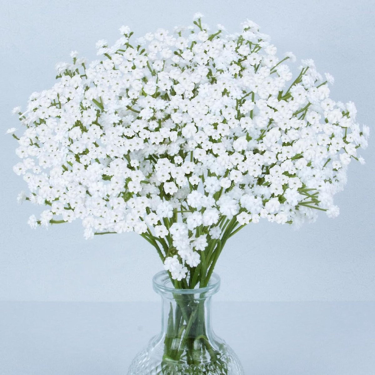 Baby Adem Kunstbloemen Wit - Realistisch Nepbloemen Boeket - 52 cm