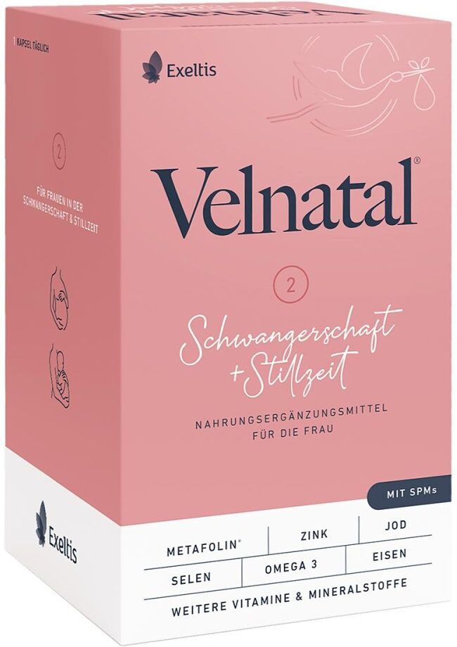 Velnatal Schwangerschaft und Stillzeit Weichkapseln 90stk