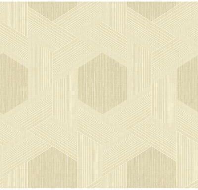 Seabrook Designs Casaba Honeycomb Geo Unpasted Wallpaper