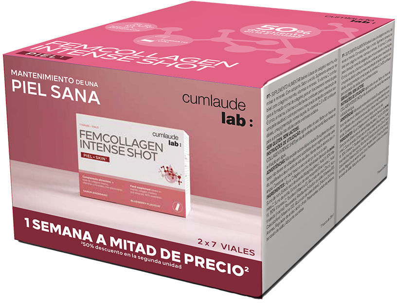 Cumlaude Lab Femcollagen Intense Shot viales pack 2 x 7 u