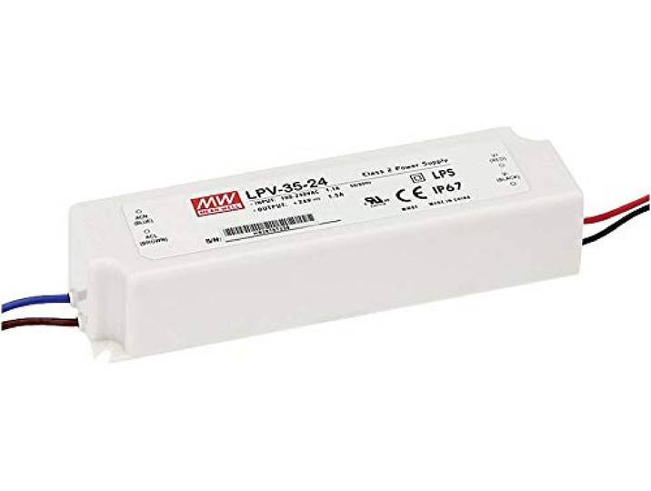 Mean Well SCHAKELENDE VOEDING - 1 UITGANG - 35 W - 24 V