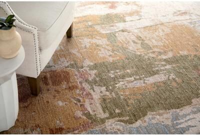 Grand Bazaar Stirling Machine Made Abstract Modern Area Rug