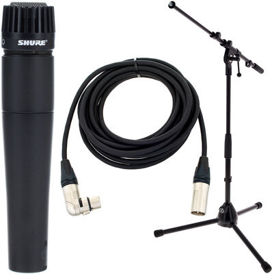 Shure SM57 Amp Profi Bundle Schwarz