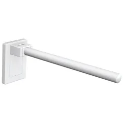 Hewi System 800 K Stützklappgriff 950.50.1119098 Ausladung 600 mm, Kunststoff signalweiß, mobil, Kunststoff