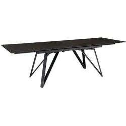 FineBuy, Esstisch, Esstisch Esszimmertisch 180 - 260 cm Ausziehbar Keramik Keramiktisch (180 x 95 x 76 cm)