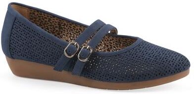 Women's Rivian Mary Jane by Cliffs in Dark Blue Nubuck (Size 9 M)