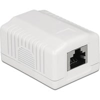 RJ-45 Anschlussdose 1 Port Cat.6a LSA weiß