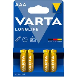 Longlife Micro (AAA/LR03) 4er Bl. Alkaline Batterien