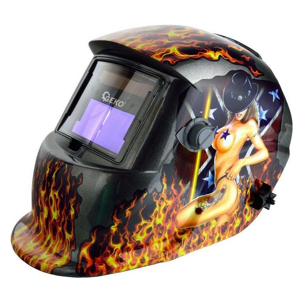 GEKO Selbstdimmender Flammenschweisshelm (B01MRBGWS9)