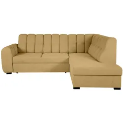 ECKSCHLAFSOFA Zoja rechts gelb