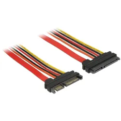 DeLOCK 84917 SATA-Kabel 0,1 m SATA 22-pin Orange, Rot, Gelb
