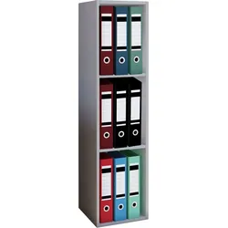 VCM Büro-Regal "Offas 3-Fach" Grau