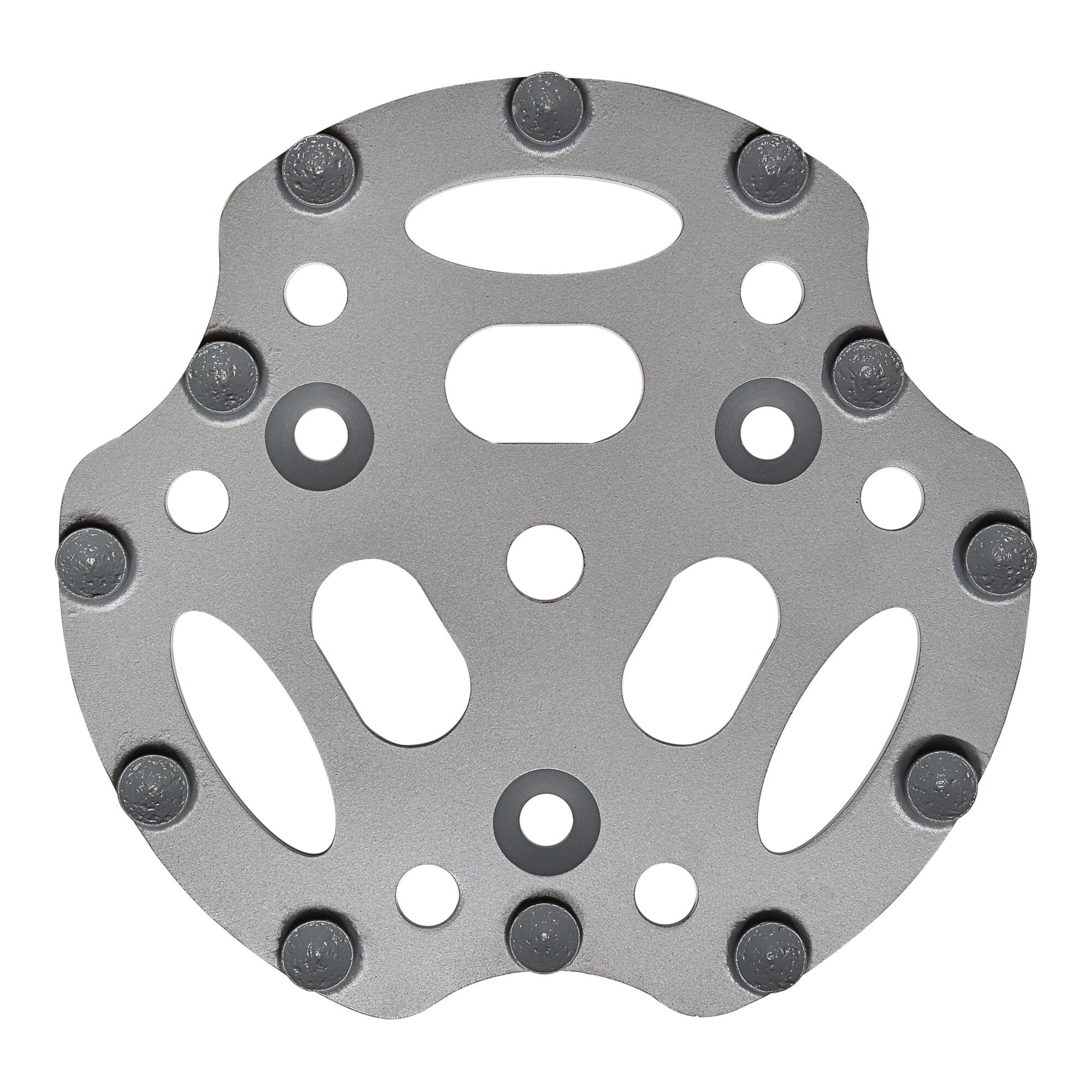 Roll PKD-Scheibe R12 250mm grau mit 12 PKD-Rundsegmenten (1710291)