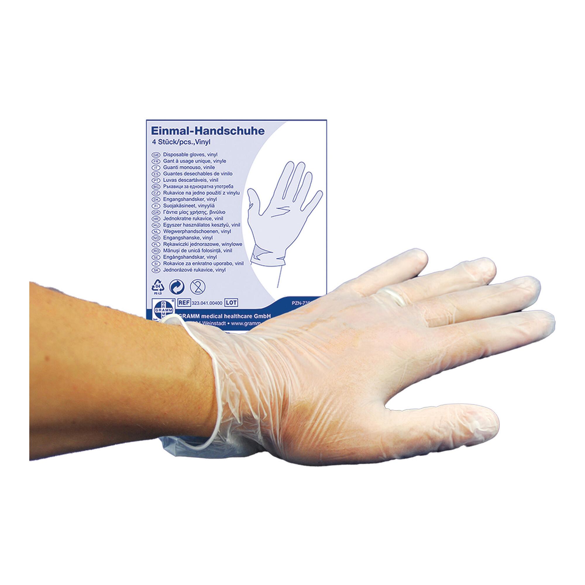 Gramm Medical Einmalhandschuhe nach DIN EN 455 (323.041.00400)