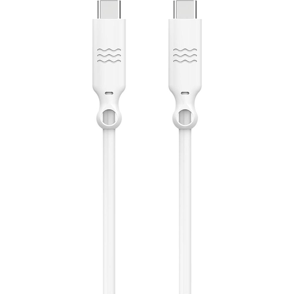 Bigben Connected ECO USB-C naar USB-C kabel, 1,2 meter, wit