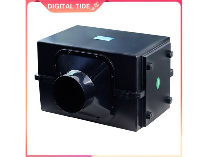 Boîte de filtre en ligne d'admission d'air frais avec pré-filtre, charbon actif et filtre HEPA pour système CVC pour aspirer l'air frais