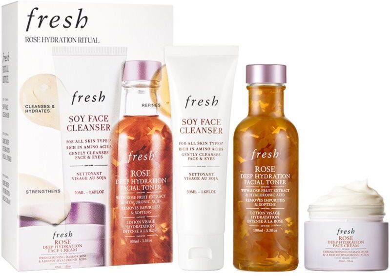 fresh Rose Hydration Ritual kit soins visage