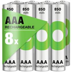 GP ReCyko Micro (AAA)-Akku NiMH 850 mAh 1.2 V 8 St. GPRCK85AAA034C8