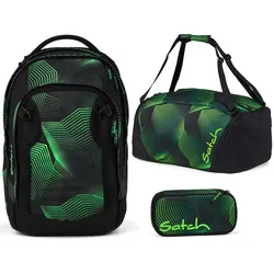 Satch Match Plus Schulrucksack-Set 3tlg
