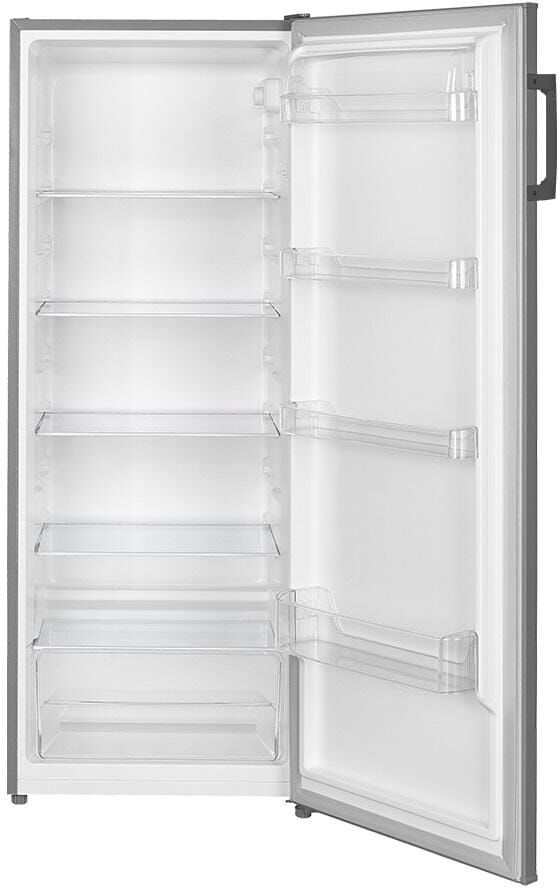 KIBERNETIK Kühlschrank "109971 Silber, Rechts, Wechselbar", Energieeffizienz: E, silber (silberfarben), B:54cm H:143,5cm, Kühlschränke, Kühlschrank silberfarben Einheitsgröße