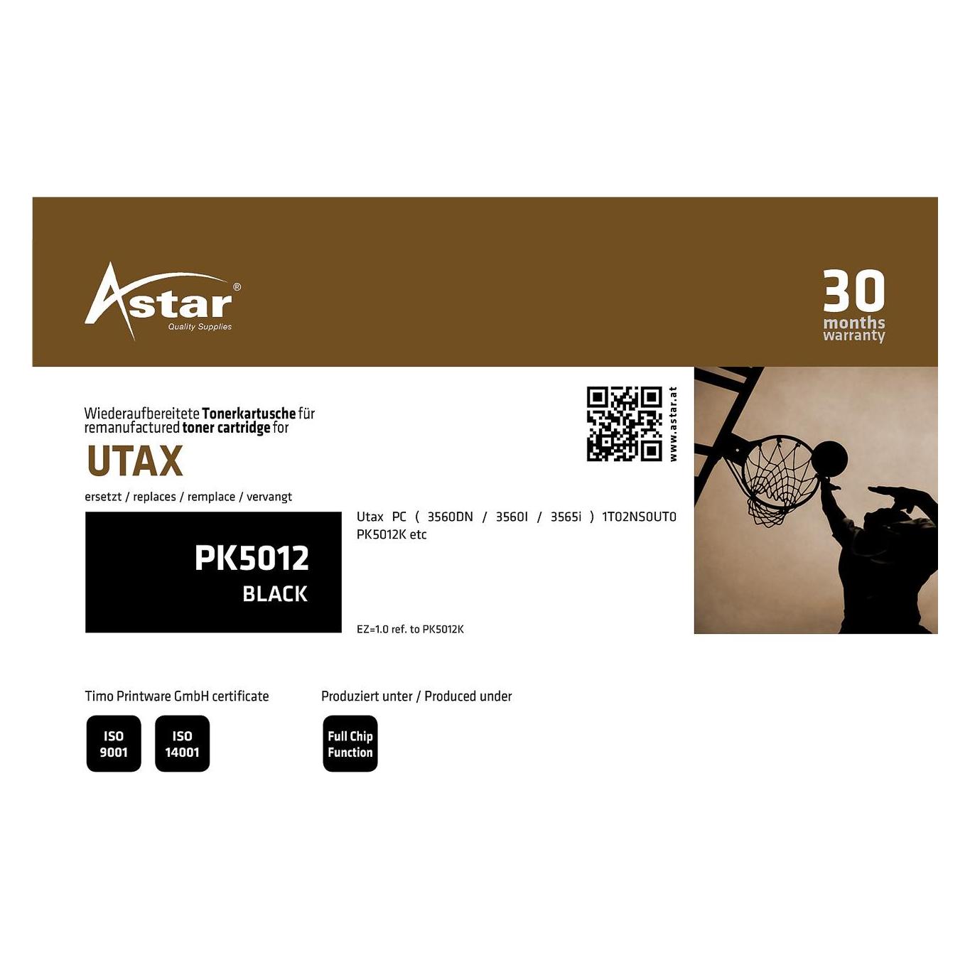Astar AS20413 UTAX PK5012K P-C Toner (AS20413)