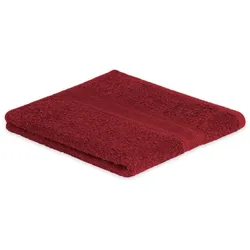 EXKLUSIV HEIMTEXTIL Handtuch Frottier 500 g/m2  50 x 100 cm Bordeaux