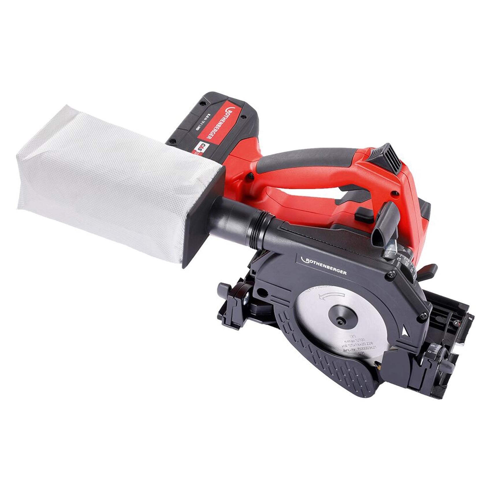 Rothenberger PIPECUT mini Akku Universal Säge 18 V 125 mm + Sägeblatt + Koffer - ohne Akku, ohne Lad (1000003374)
