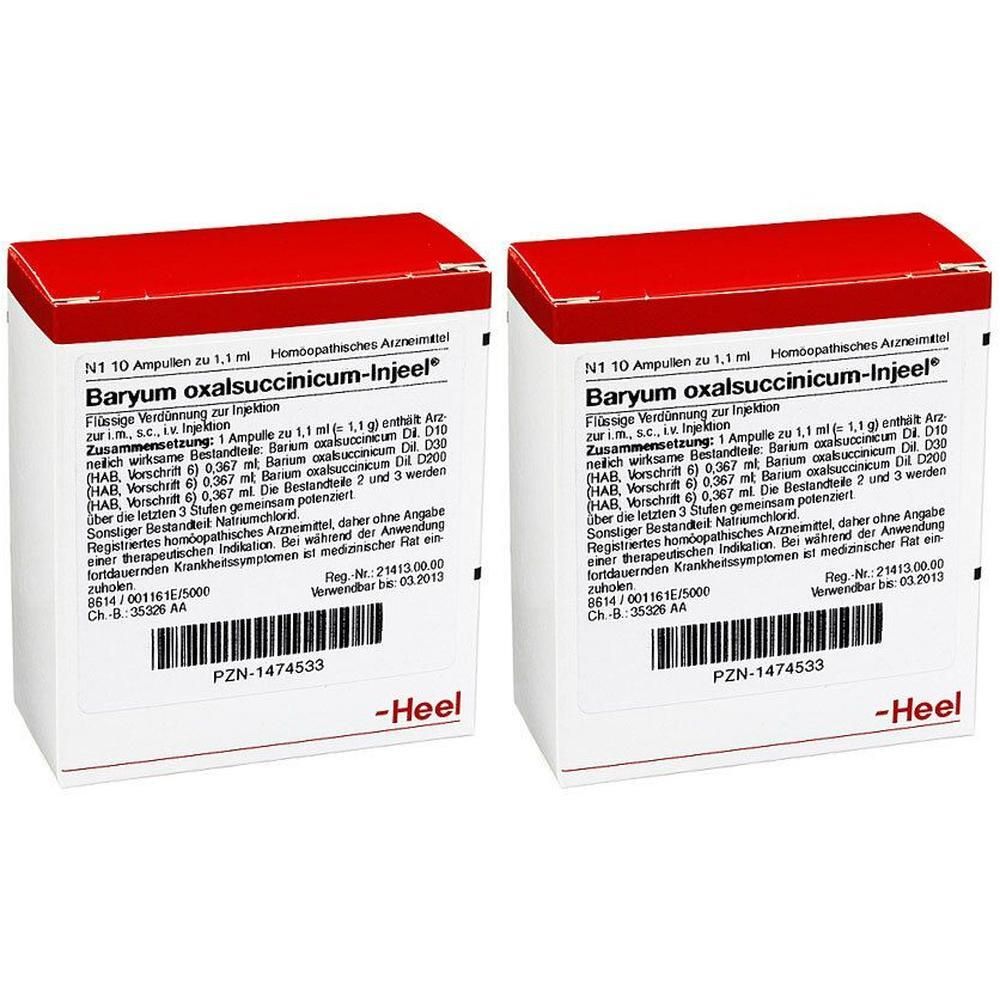 Baryum oxalsuccinicum Injeel Ampullen 2x 2x10 St