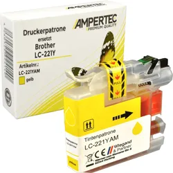 Kompatible Tinte ersetzt Brother LC-221Y  yellow