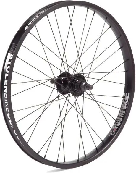 BMX Hinterrad Stolen 22" Rampage Cassette (Black - Right hand drive)