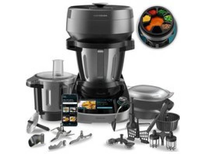 Robot de cuisine - CECOTEC - Mambo Cooking Total Gourmet - 700 W - 4 5 L - 45 fonctions - 1000 recettes - Noir