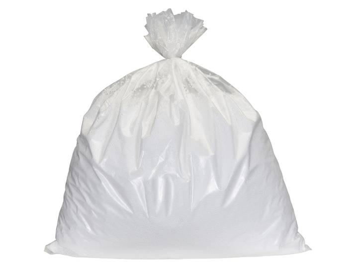 Sitzsack Bubble weiss Polystyrol