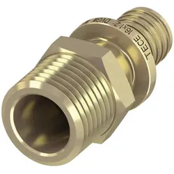Tece flex Übergangsnippel Dim. 20 x R 3/4" Standard Messing, 765504 765504