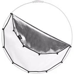 Lastolite HaloCompact Cover (82 cm), Hintergrundsystem, Weiss, Silber