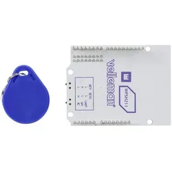 Whadda NFC / RFID-Schild für Arduino, Entwicklungsboard Zubehör, Weiss, Schwarz