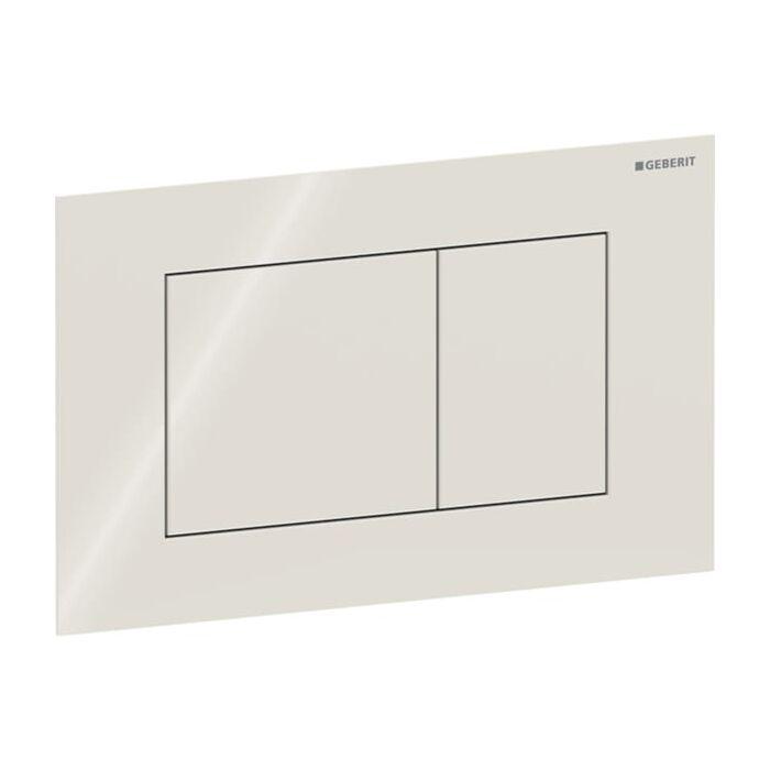 Geberit Sigma 40 Square Betätigungsplatte 115629JL1 Square, sandgrau, für 2-Mengen-Spülung, Round