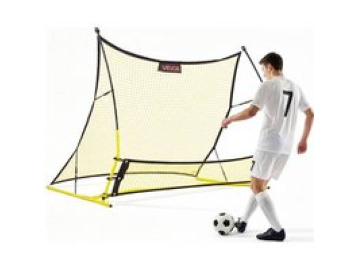 VEVOR Voetbal Rebounder 1830 x 1085 mm, 2-in-1 Rebound Net voor Balcontrole & Passoefeningen, Rebounder met Verdikte Glasvezelstangen & IJzeren Buisjes, Trainingsmateriaal voor Jeugd & Volwassenen