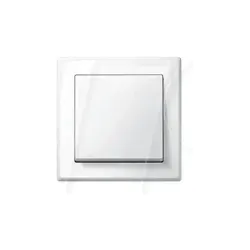 EL ME WS SET - M-SMART, Wechselschalter, 1-fach, polarweiß, glänzend