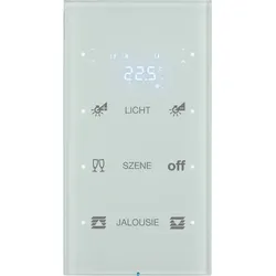 Berker Touchsensor 3-fach Glas polarweiß 75643150