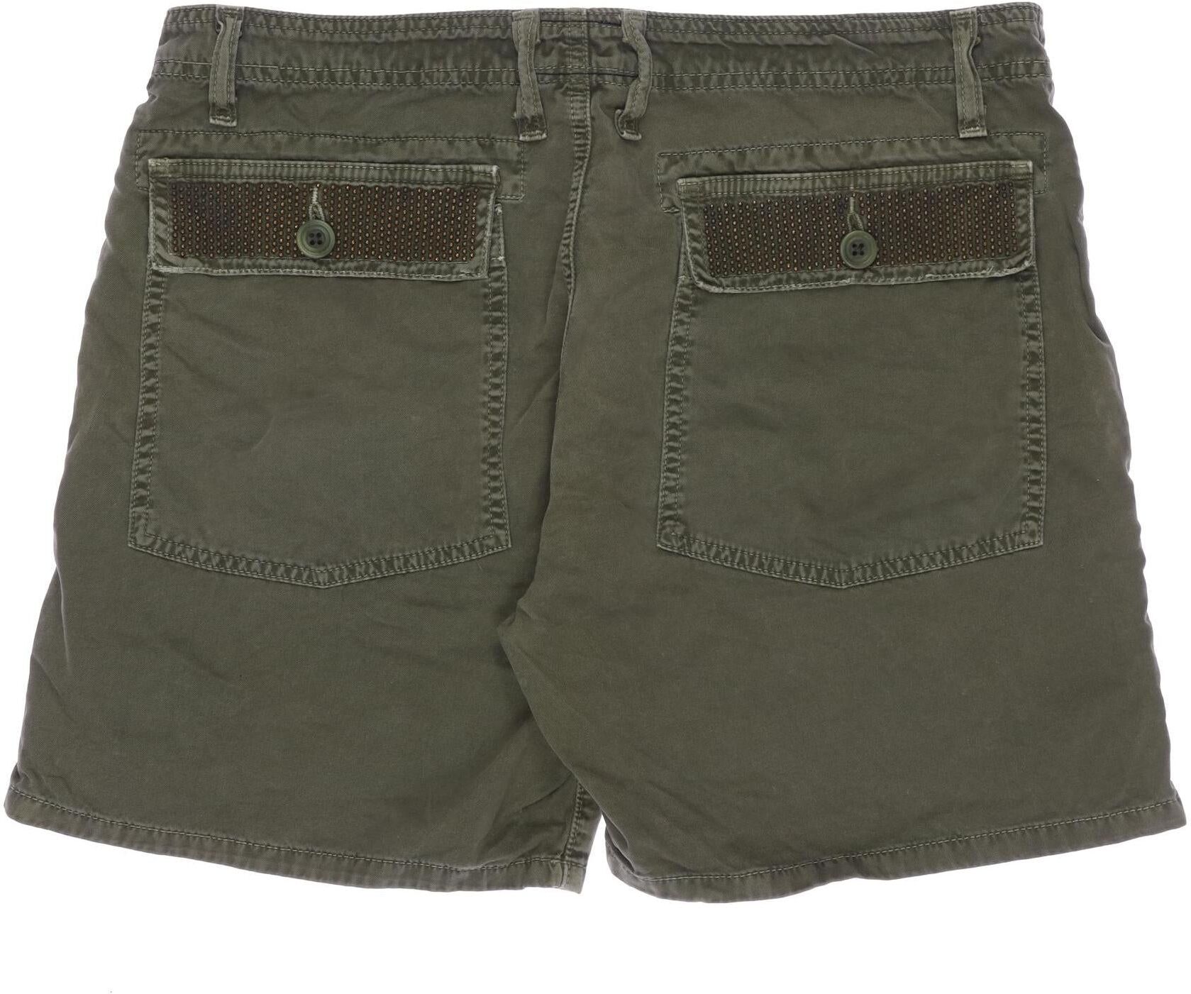 Current/Elliott Damen Shorts, Grün, Gr. W27, Baumwolle - Second Hand
