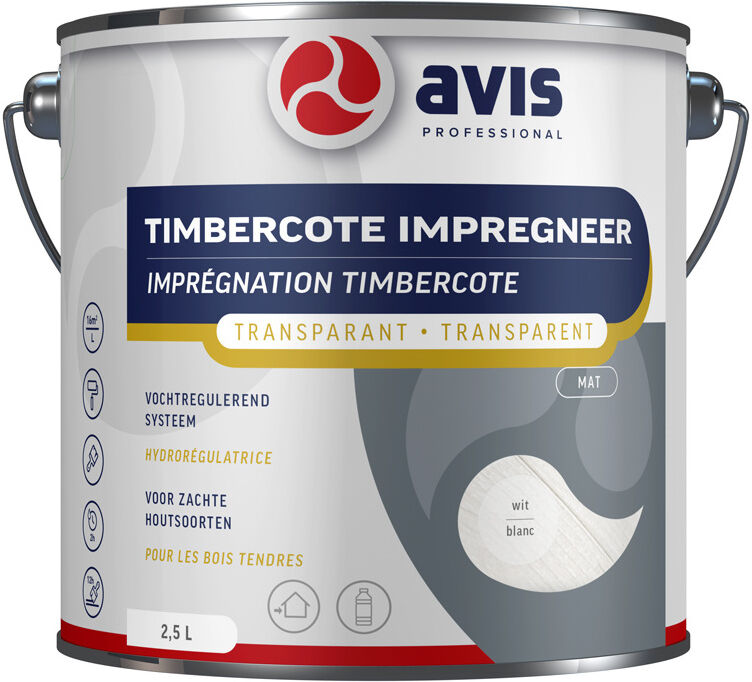 Avis Timbercote Impregneer - Wit