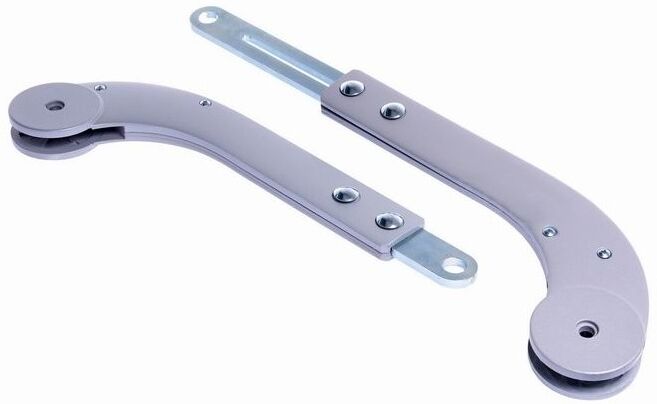 Nice Coppia Bracci Curvi Telescopici Per Motoriduttori Hyke Poa2