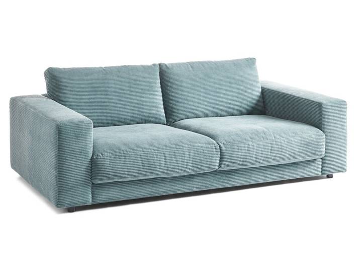 Pure Home Lifestyle Sofa 2er PURE 979 2.0, petrol, Cord