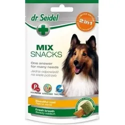 Dr Seidel Leckereien  2in1 für ein schönes Fell und frischen Atem für einen Hund 90g